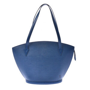 Louis Vuitton Epi Saint Jacques Shopping Blue Leather Tote Bag